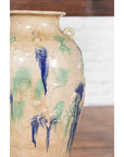 Antique Annamese 19th Century Storage Vessel with Green and Blue Glazed Effects-9. Asian & Chinese Furniture, Art, Antiques, Vintage Home Décor for sale at FEA Home