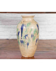 Antique Annamese 19th Century Storage Vessel with Green and Blue Glazed Effects-10. Asian & Chinese Furniture, Art, Antiques, Vintage Home Décor for sale at FEA Home