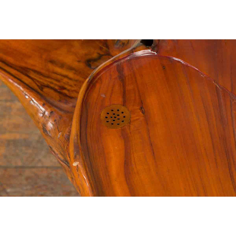 Indonesian 20th Century Lacquered Root Stand-YN3872-6. Asian & Chinese Furniture, Art, Antiques, Vintage Home Décor for sale at FEA Home