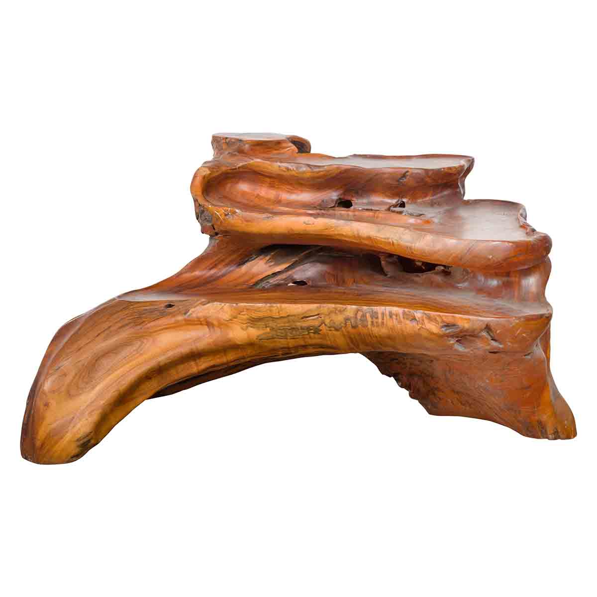 Vintage Indonesian Wooden Lacquered Table Stand-1. Asian & Chinese Furniture, Art, Antiques, Vintage Home Décor for sale at FEA Home