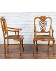Chinese Qing Dynasty 19th Century Armchair with Carved Medallion, Sold Each-10. Asian & Chinese Furniture, Art, Antiques, Vintage Home Décor for sale at FEA Home