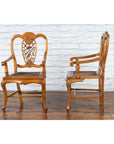 Chinese Qing Dynasty 19th Century Armchair with Carved Medallion, Sold Each-14. Asian & Chinese Furniture, Art, Antiques, Vintage Home Décor for sale at FEA Home