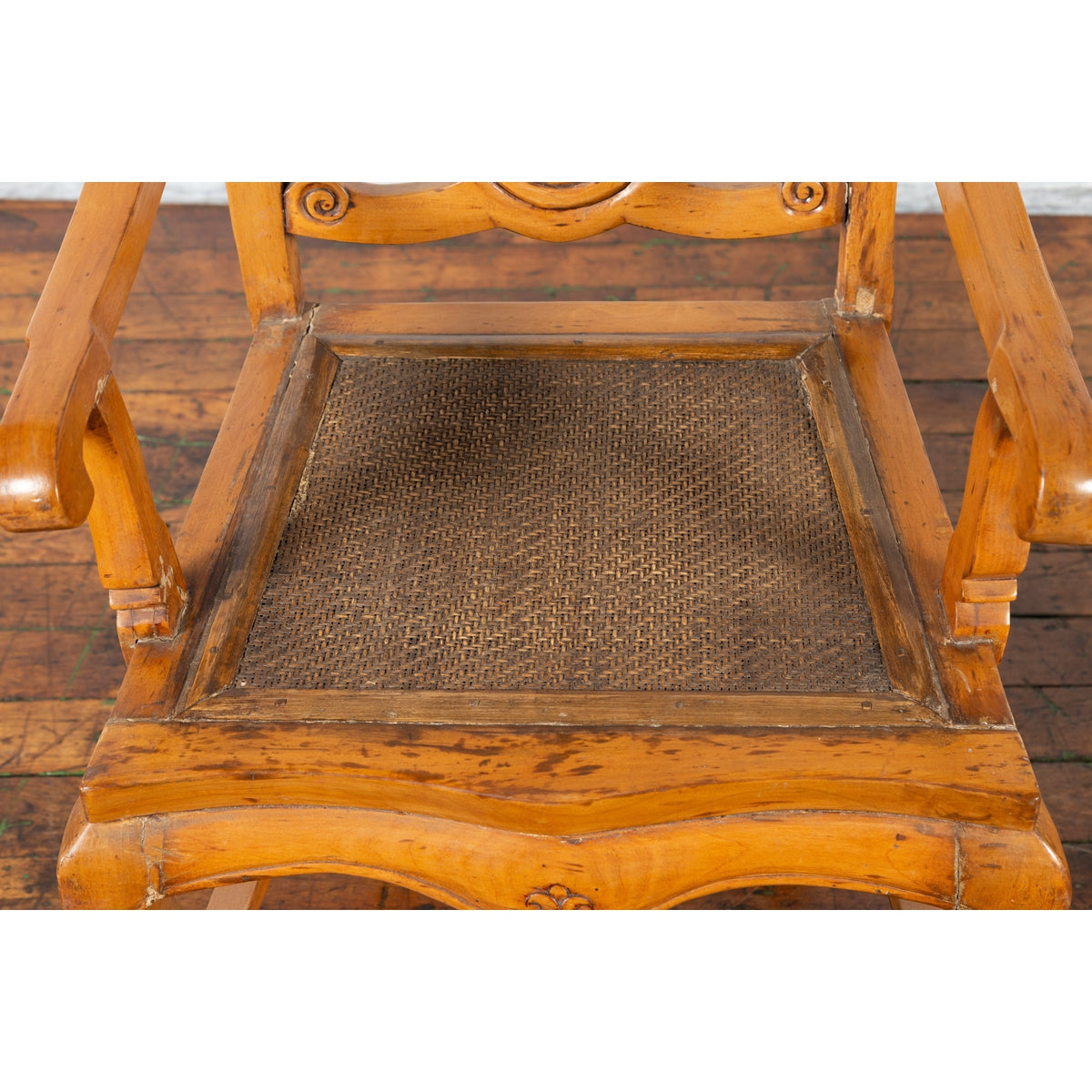 Chinese Qing Dynasty 19th Century Armchair with Carved Medallion, Sold Each-8. Asian &amp; Chinese Furniture, Art, Antiques, Vintage Home Décor for sale at FEA Home