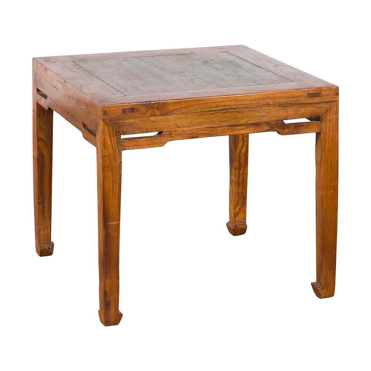 Small Chinese Early 20th Century Coffee Table with Humpback Stretchers-1. Asian & Chinese Furniture, Art, Antiques, Vintage Home Décor for sale at FEA Home