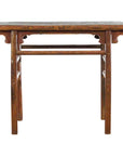 Chinese 19th Century Qing Dynasty Period Console Table with Carved Spandrels-1. Asian & Chinese Furniture, Art, Antiques, Vintage Home Décor for sale at FEA Home