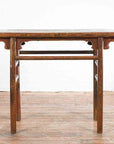 Chinese 19th Century Qing Dynasty Period Console Table with Carved Spandrels-2. Asian & Chinese Furniture, Art, Antiques, Vintage Home Décor for sale at FEA Home