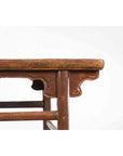 Chinese 19th Century Qing Dynasty Period Console Table with Carved Spandrels-9. Asian & Chinese Furniture, Art, Antiques, Vintage Home Décor for sale at FEA Home