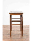 Chinese 19th Century Qing Dynasty Period Console Table with Carved Spandrels-6. Asian & Chinese Furniture, Art, Antiques, Vintage Home Décor for sale at FEA Home