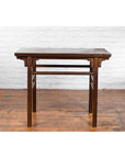 Chinese Early 20th Century Scholar's Altar Console Table with Carved Apron-5. Asian & Chinese Furniture, Art, Antiques, Vintage Home Décor for sale at FEA Home