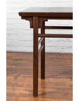 Chinese Early 20th Century Scholar's Altar Console Table with Carved Apron-8. Asian & Chinese Furniture, Art, Antiques, Vintage Home Décor for sale at FEA Home