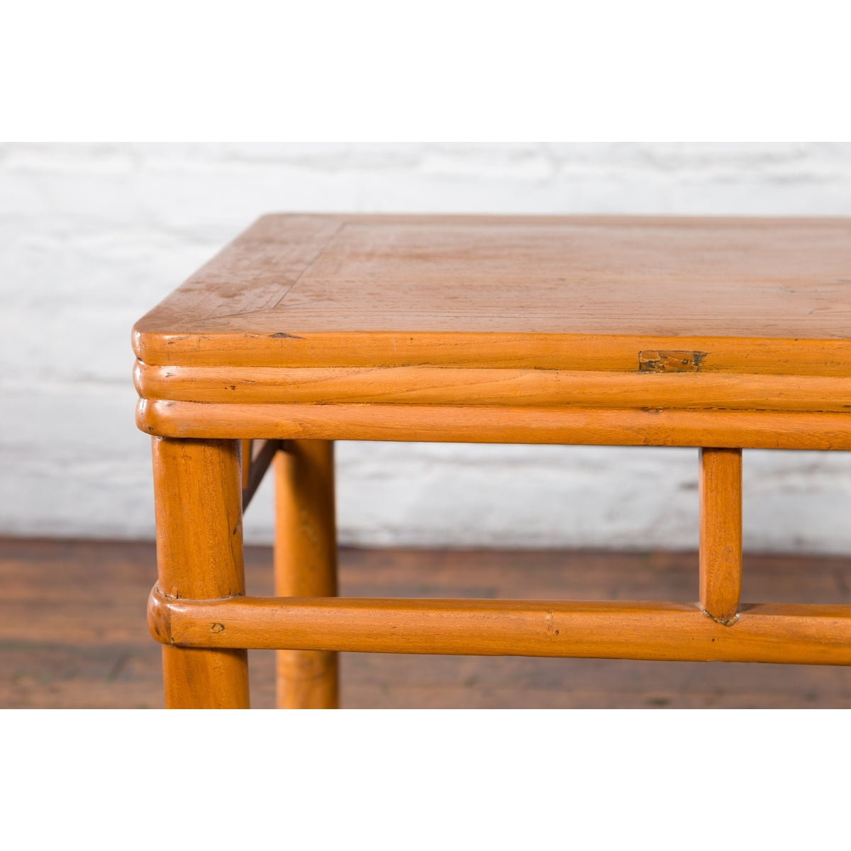Antique Chinese Early 20th Century Coffee Table with Pillar Strut Motifs-4. Asian &amp; Chinese Furniture, Art, Antiques, Vintage Home Décor for sale at FEA Home