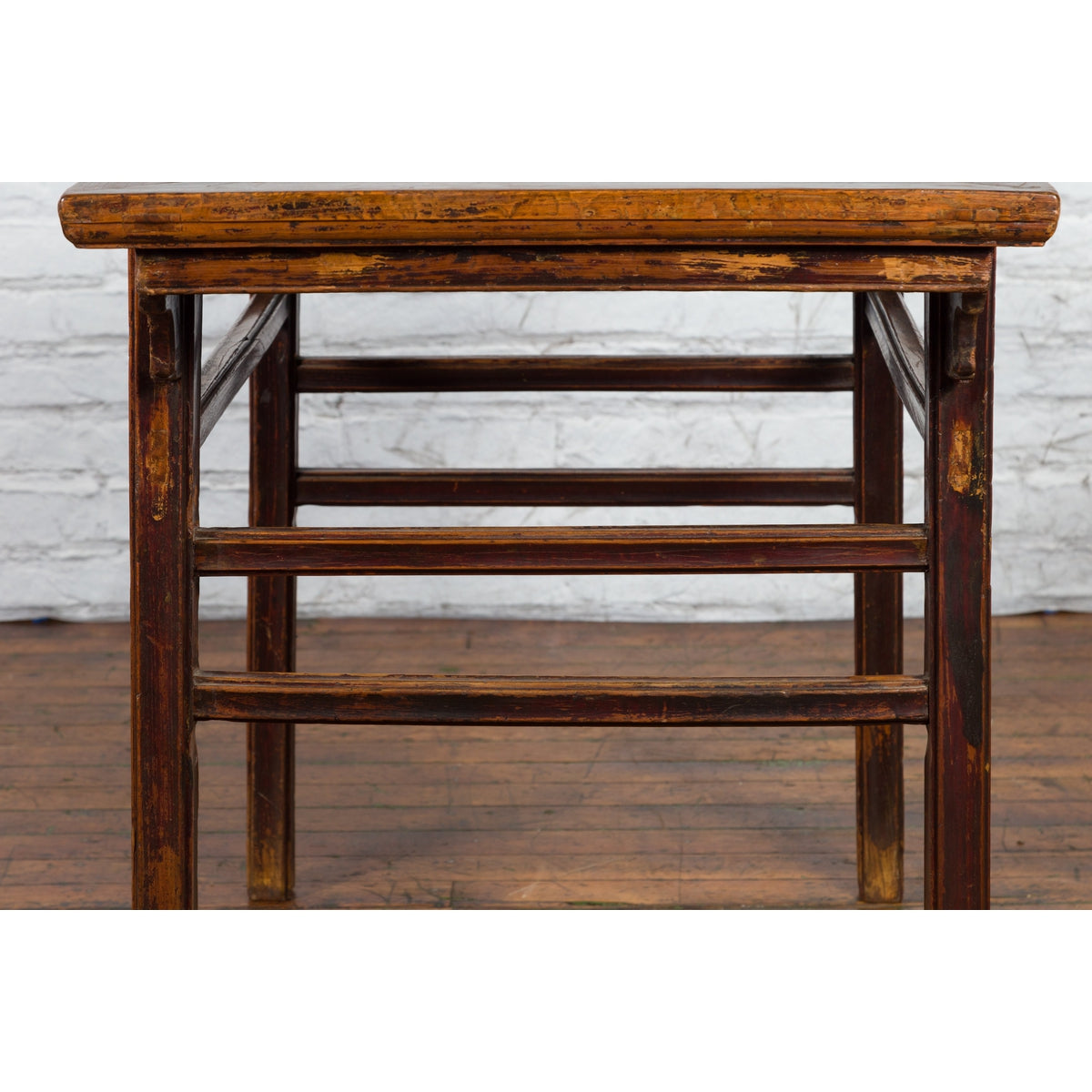Chinese Qing Dynasty 19th Century Altar Console Table with Carved Apron-6. Asian &amp; Chinese Furniture, Art, Antiques, Vintage Home Décor for sale at FEA Home