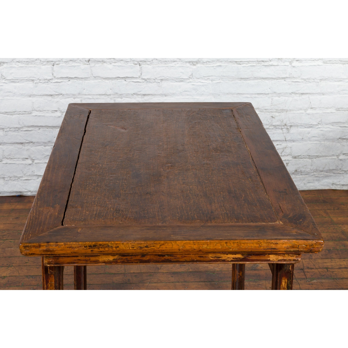 Chinese Qing Dynasty 19th Century Altar Console Table with Carved Apron-11. Asian &amp; Chinese Furniture, Art, Antiques, Vintage Home Décor for sale at FEA Home