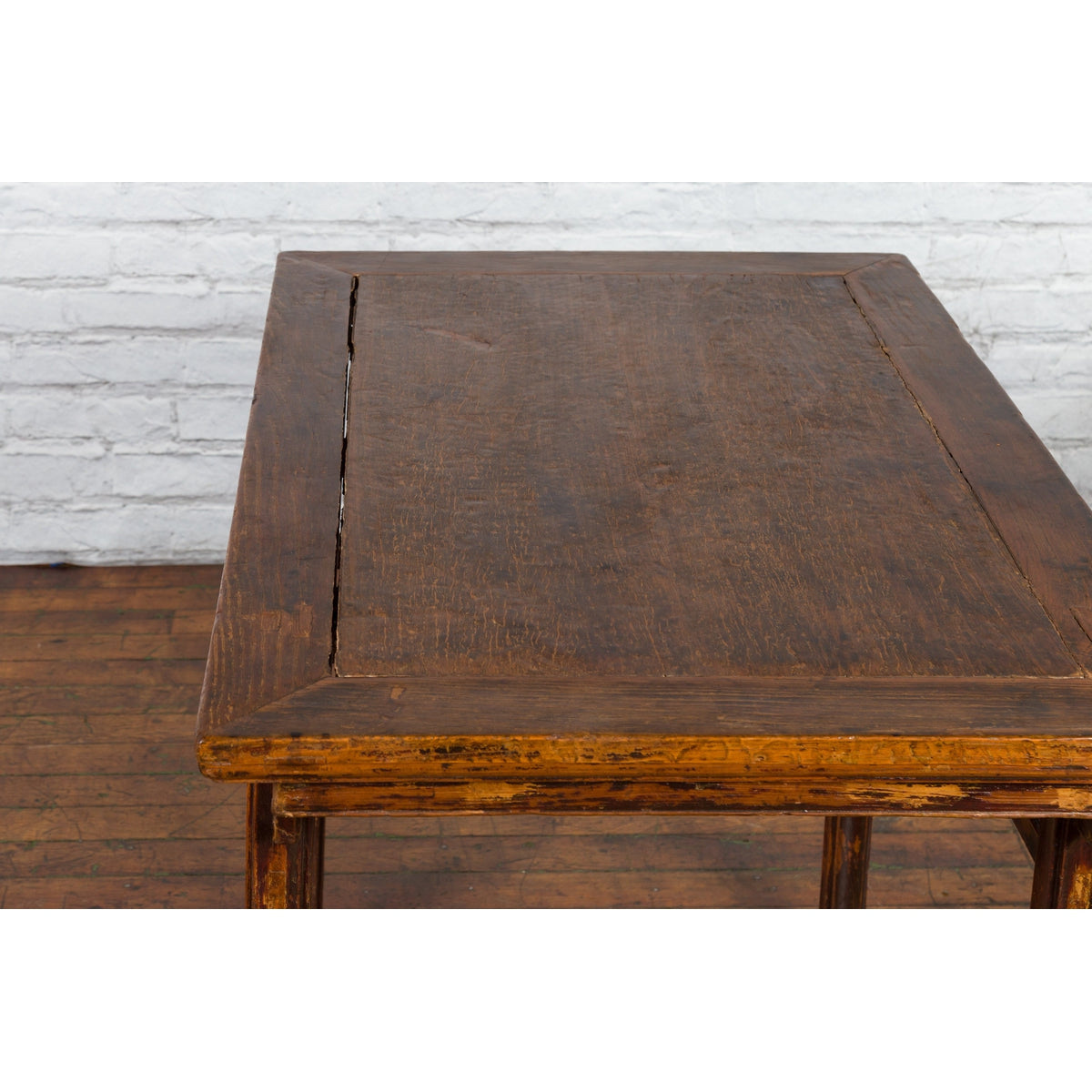 Chinese Qing Dynasty 19th Century Altar Console Table with Carved Apron-12. Asian &amp; Chinese Furniture, Art, Antiques, Vintage Home Décor for sale at FEA Home