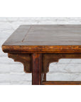 Chinese Qing Dynasty 19th Century Altar Console Table with Carved Apron-7. Asian & Chinese Furniture, Art, Antiques, Vintage Home Décor for sale at FEA Home