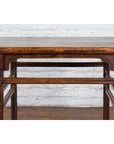 Chinese Qing Dynasty 19th Century Altar Console Table with Carved Apron-9. Asian & Chinese Furniture, Art, Antiques, Vintage Home Décor for sale at FEA Home
