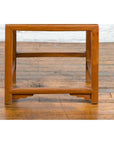 Chinese Early 20th Century Carved Elmwood Side Chair with Rattan Seat-9. Asian & Chinese Furniture, Art, Antiques, Vintage Home Décor for sale at FEA Home