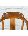 Chinese Early 20th Century Horseshoe Back Armchair with Carved Reeded Splat-11. Asian & Chinese Furniture, Art, Antiques, Vintage Home Décor for sale at FEA Home