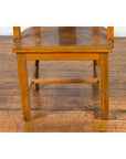 Chinese Early 20th Century Horseshoe Back Armchair with Carved Reeded Splat-13. Asian & Chinese Furniture, Art, Antiques, Vintage Home Décor for sale at FEA Home