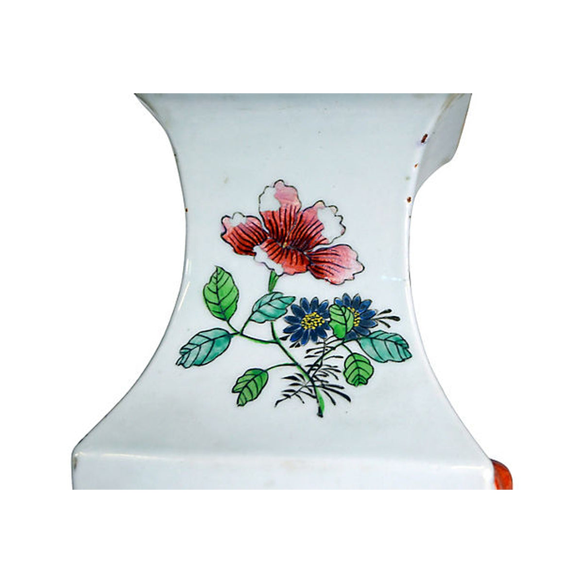 Antique Hand-Painted Porcelain Vase with Scenes from 19th Century, China-5. Asian &amp; Chinese Furniture, Art, Antiques, Vintage Home Décor for sale at FEA Home