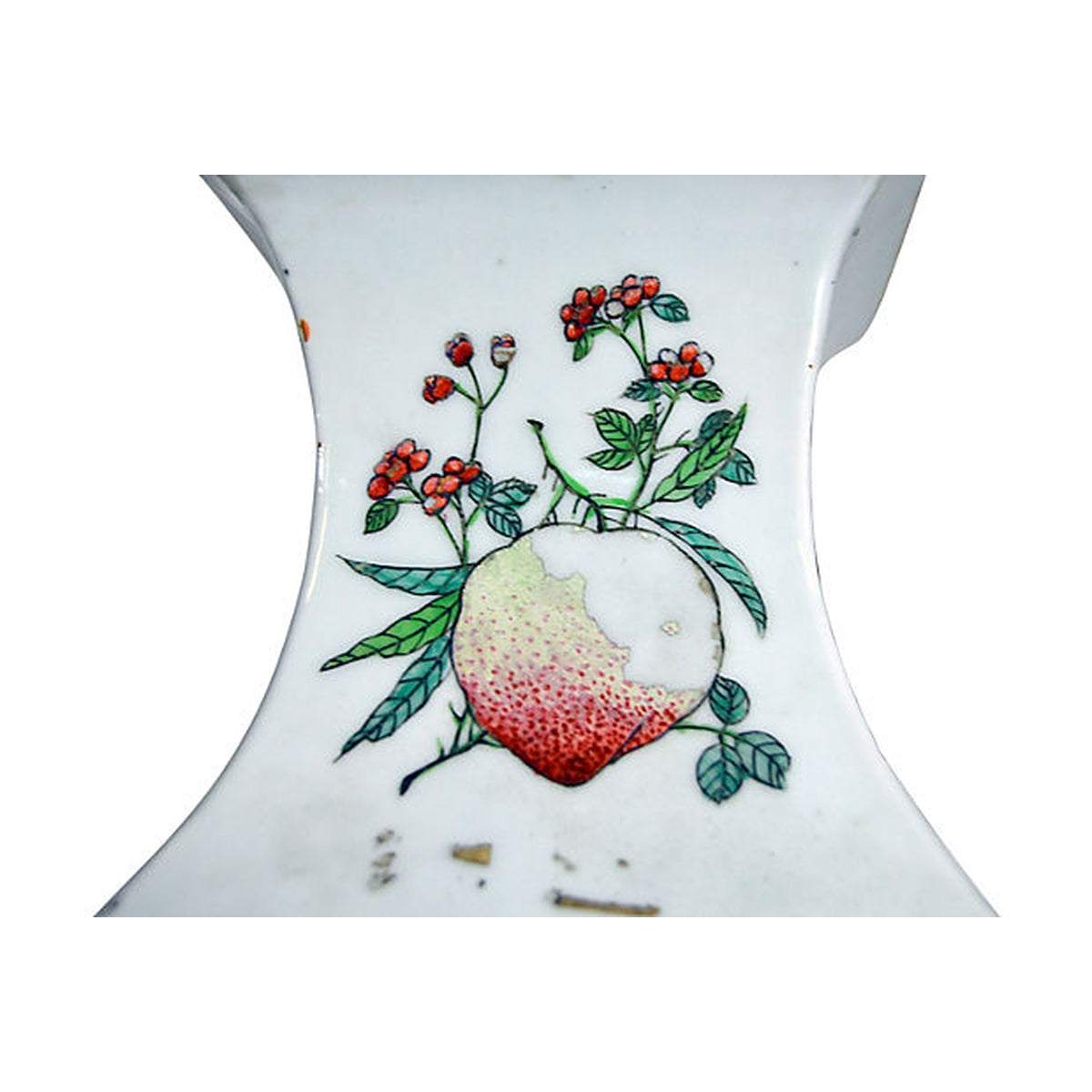 Antique Hand-Painted Porcelain Vase with Scenes from 19th Century, China-9. Asian &amp; Chinese Furniture, Art, Antiques, Vintage Home Décor for sale at FEA Home