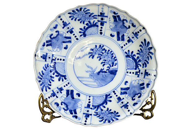 Antique Hand Painted Imari Plate-1. Asian & Chinese Furniture, Art, Antiques, Vintage Home Décor for sale at FEA Home