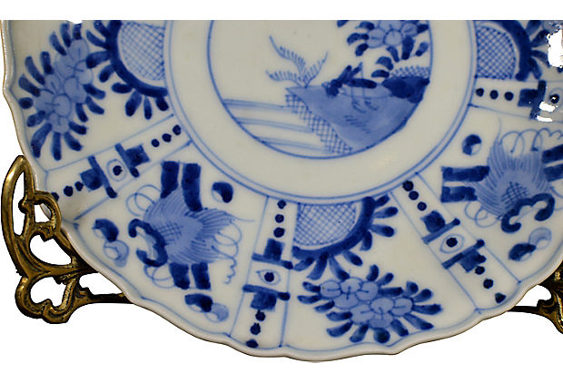 Antique Hand Painted Imari Plate-4. Asian &amp; Chinese Furniture, Art, Antiques, Vintage Home Décor for sale at FEA Home
