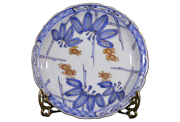 Set of 4 Antique Hand Painted Japanese Imari Porcelain Plates-2. Asian & Chinese Furniture, Art, Antiques, Vintage Home Décor for sale at FEA Home