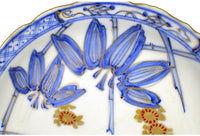 Set of 4 Antique Hand Painted Japanese Imari Porcelain Plates