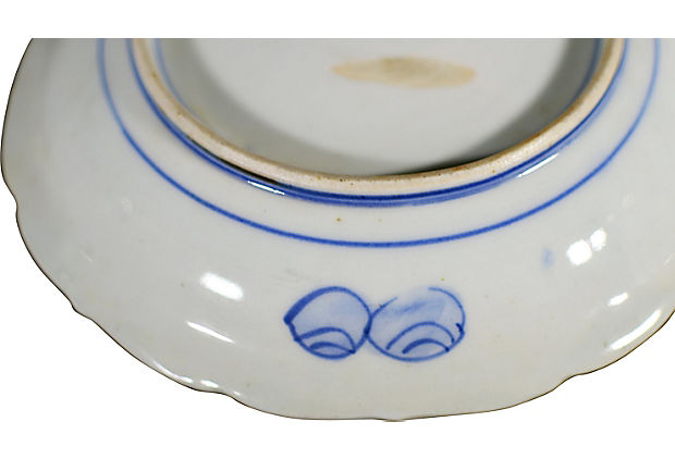 Set of 4 Antique Hand Painted Japanese Imari Porcelain Plates-7. Asian &amp; Chinese Furniture, Art, Antiques, Vintage Home Décor for sale at FEA Home