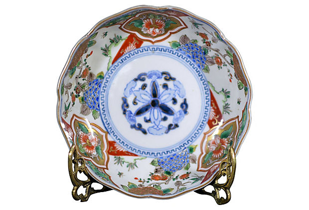 Set of 4 Antique Hand-Painted Imari Bowls-2. Asian & Chinese Furniture, Art, Antiques, Vintage Home Décor for sale at FEA Home