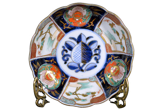 Set of 4 Antique Hand Painted Japanese Imari Porcelain Bowl-2. Asian & Chinese Furniture, Art, Antiques, Vintage Home Décor for sale at FEA Home