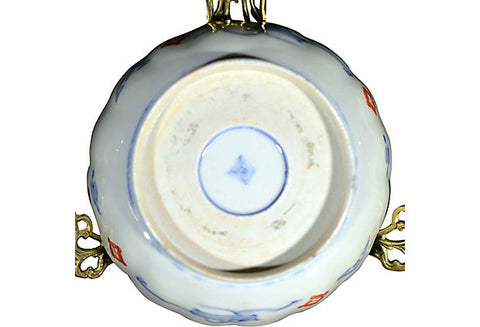Set of 4 Antique Hand Painted Japanese Imari Porcelain Bowl