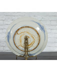19th Century Japanese Porcelain Plate with Painted Blue and White Tree Décor-13. Asian & Chinese Furniture, Art, Antiques, Vintage Home Décor for sale at FEA Home