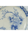 19th Century Japanese Porcelain Plate with Painted Blue and White Tree Décor-9. Asian & Chinese Furniture, Art, Antiques, Vintage Home Décor for sale at FEA Home