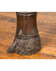 Large Contemporary Bronze Coffee Table Base with Hoof Feet with Brown Patina-8. Asian & Chinese Furniture, Art, Antiques, Vintage Home Décor for sale at FEA Home