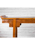 Ming Style Altar Table with Everted Flanges, Meander Apron and Dragon Motifs-5. Asian & Chinese Furniture, Art, Antiques, Vintage Home Décor for sale at FEA Home