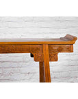 Ming Style Altar Table with Everted Flanges, Meander Apron and Dragon Motifs-7. Asian & Chinese Furniture, Art, Antiques, Vintage Home Décor for sale at FEA Home