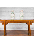 Ming Style Altar Table with Everted Flanges, Meander Apron and Dragon Motifs-4. Asian & Chinese Furniture, Art, Antiques, Vintage Home Décor for sale at FEA Home