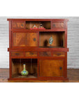 Japanese Early 20th Century Kitchen Compound Cabinet with Sliding Doors-4. Asian & Chinese Furniture, Art, Antiques, Vintage Home Décor for sale at FEA Home