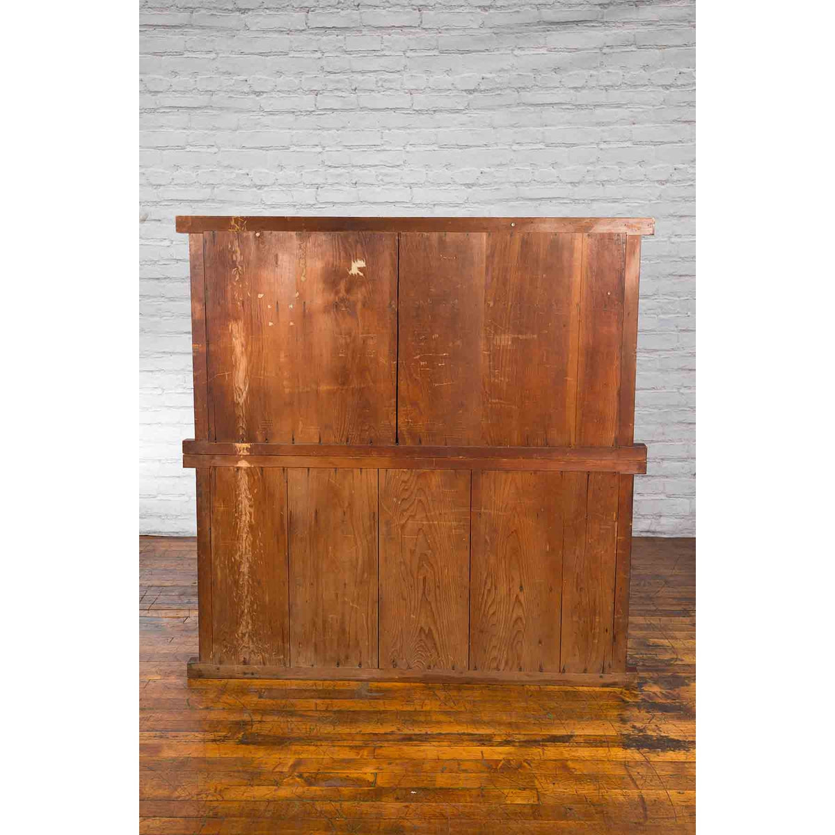 Japanese Early 20th Century Kitchen Compound Cabinet with Sliding Doors-17. Asian &amp; Chinese Furniture, Art, Antiques, Vintage Home Décor for sale at FEA Home