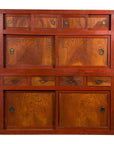 Japanese Early 20th Century Kitchen Compound Cabinet with Sliding Doors-1. Asian & Chinese Furniture, Art, Antiques, Vintage Home Décor for sale at FEA Home