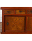 Japanese Early 20th Century Kitchen Compound Cabinet with Sliding Doors-13. Asian & Chinese Furniture, Art, Antiques, Vintage Home Décor for sale at FEA Home