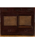 Japanese Early 20th Century Tansu Cabinet with Sliding Doors and Drawers-9. Asian & Chinese Furniture, Art, Antiques, Vintage Home Décor for sale at FEA Home