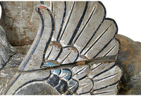 Oversized Antique Hand-Carved Dragon