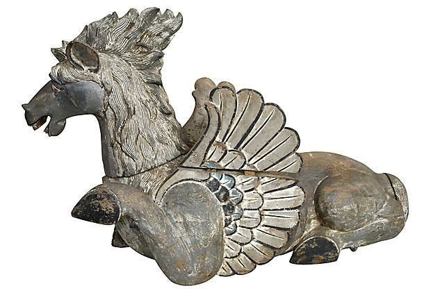 Oversized Antique Hand-Carved Dragon-YN5427-11. Asian & Chinese Furniture, Art, Antiques, Vintage Home Décor for sale at FEA Home