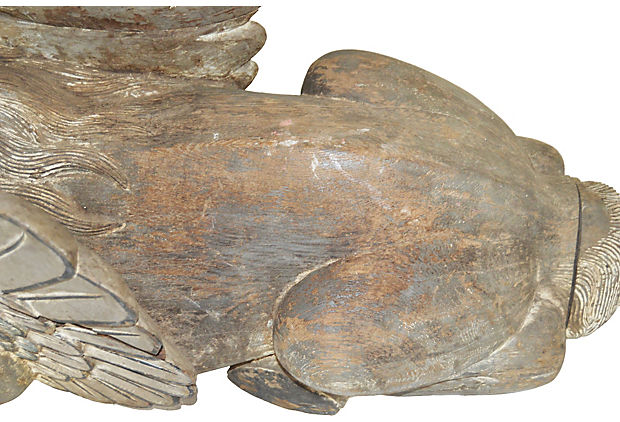 Oversized Antique Hand-Carved Dragon-YN5427-13. Asian & Chinese Furniture, Art, Antiques, Vintage Home Décor for sale at FEA Home