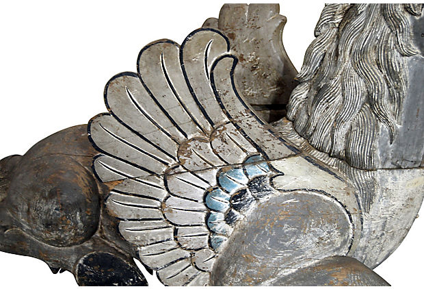 Oversized Antique Hand-Carved Dragon-YN5427-3. Asian & Chinese Furniture, Art, Antiques, Vintage Home Décor for sale at FEA Home