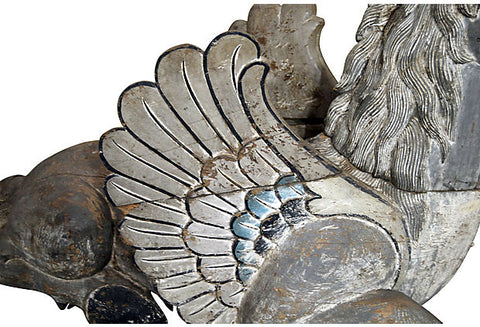 Oversized Antique Hand-Carved Dragon-YN5427-3. Asian & Chinese Furniture, Art, Antiques, Vintage Home Décor for sale at FEA Home
