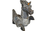 Oversized Antique Hand-Carved Dragon